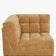 Fauteuil d'angle modulable Paul - NV GALLERY - camel crêpé - vue de trois-quarts